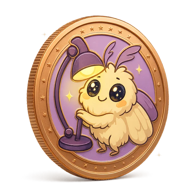 Moth Lamp mascot