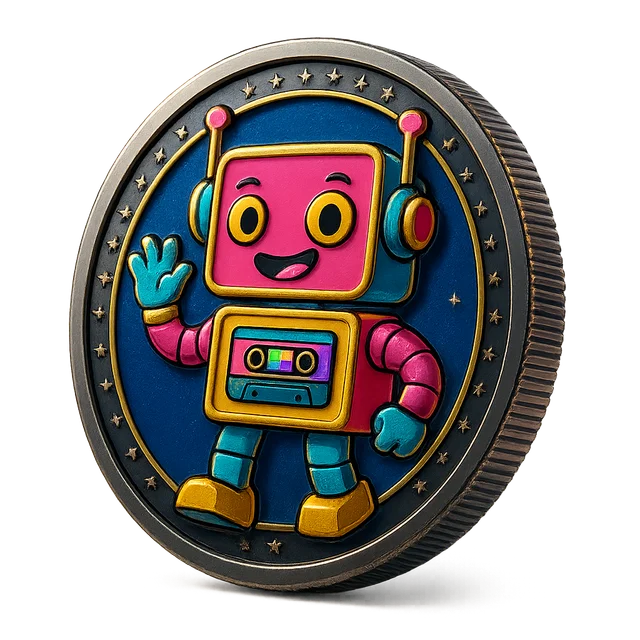 Retro Robo mascot